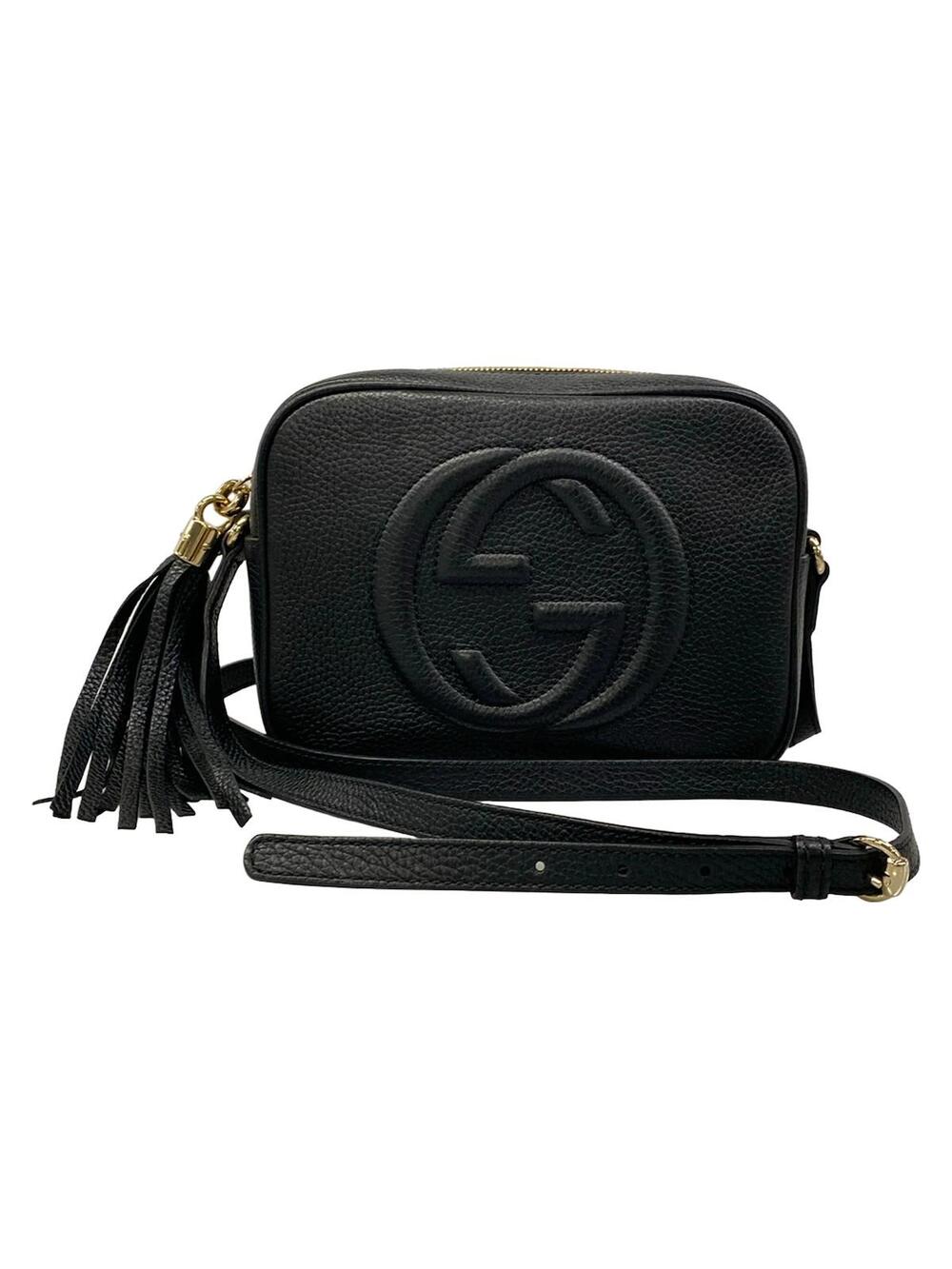 Gucci Soho Black Leather Shoulder Bag #342359G98B
